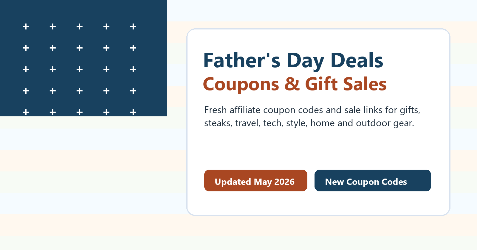 Father's Day Deals 2026: Coupon Codes, Gifts and Sales 1 Father's Day deals 2026 coupon codes and gift sales