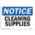 Cleaning Supplies Sign Review: Clear, Durable, and Worth the Buy