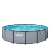 Funsicle 15ft Oasis Round Above-Ground Pool Review — FiltraBoost 1200S Pump, AutoSkimmer & Kids’ Floats (Ages 6+)