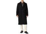 Amazon Essentials (Demi’s Pick) Men’s Relaxed-Fit Double-Breasted Wool Blend Longline Topcoat Review — Black